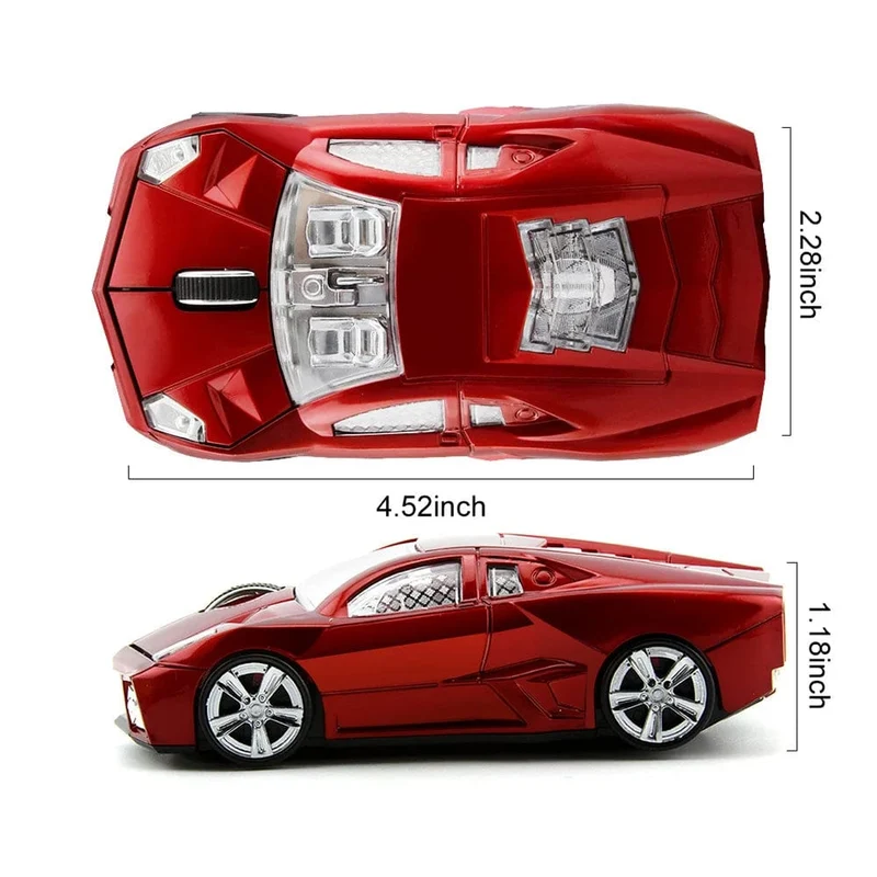 Nette ergonomische drahtlose Maus Auto 3D 1600DPI Mini Gamer Mäuse USB optische Computer Gaming Mause für PC Laptop Kind Kind Geschenk