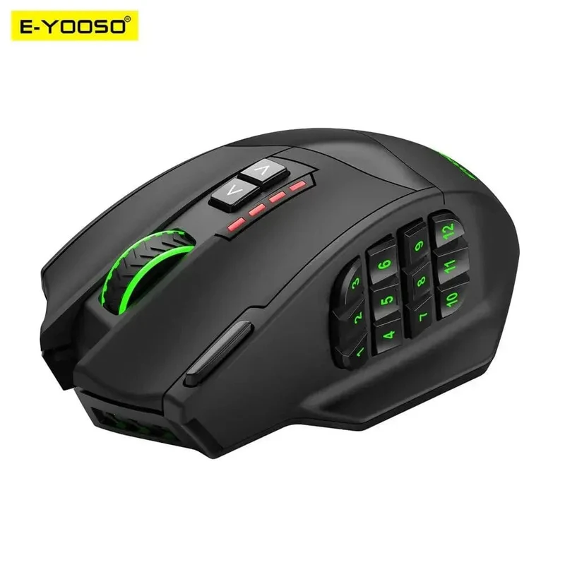E-YOOSO X-33 RGB USB 2.4G Kabellose Gaming-Maus 16000 DPI 16 Tasten Programmierbare optische Spielmäuse für Computer PC Laptop