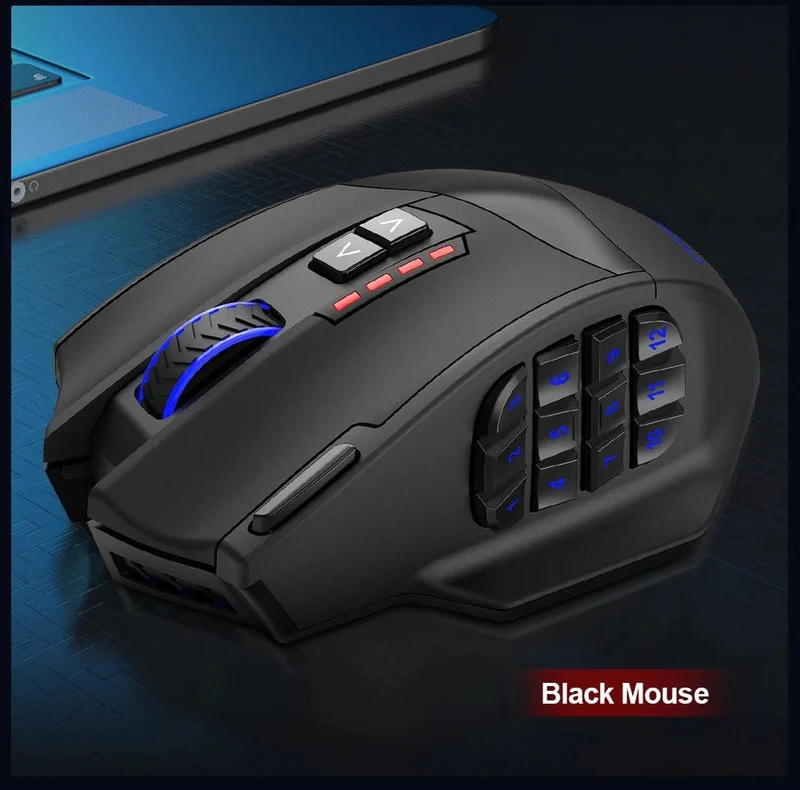 E-YOOSO X-33 RGB USB 2.4G Kabellose Gaming-Maus 16000 DPI 16 Tasten Programmierbare optische Spielmäuse für Computer PC Laptop