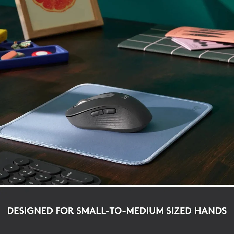Original Logitech M650 Bluetooth Kabellose Maus Leise Klicks für PC/Mac/Multi-Device/Chromebook Büro Laptop Sensor Technologie
