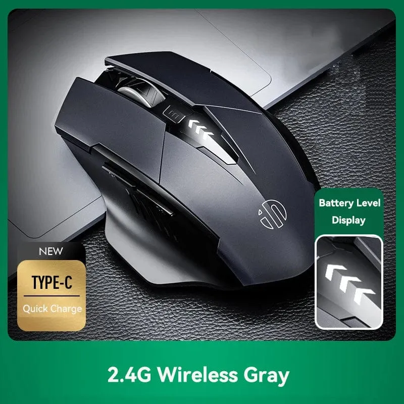 Bluetooth Wiederaufladbare Drahtlose Maus 2.4G PM6 Drahtlose Maus Büro Stumm Unterstützung PC Laptop Tablet Gamer Maus Für Computer
