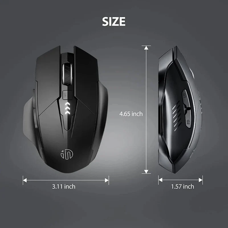 Bluetooth Wiederaufladbare Drahtlose Maus 2.4G PM6 Drahtlose Maus Büro Stumm Unterstützung PC Laptop Tablet Gamer Maus Für Computer