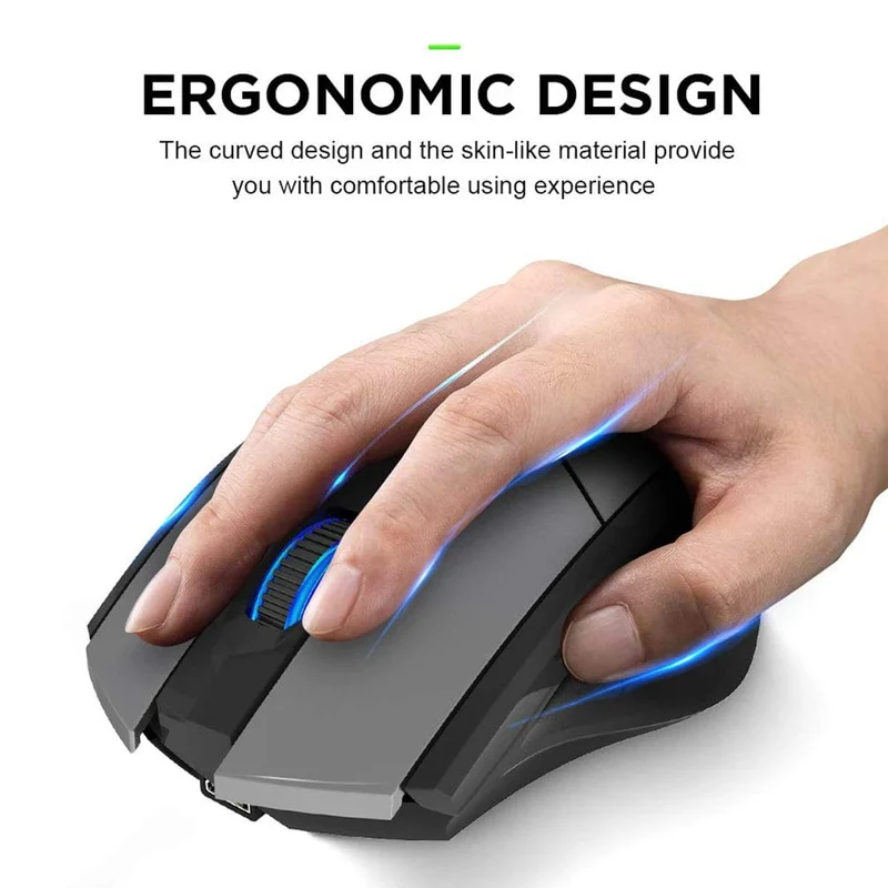 Bluetooth Wiederaufladbare Drahtlose Maus 2.4G PM6 Drahtlose Maus Büro Stumm Unterstützung PC Laptop Tablet Gamer Maus Für Computer