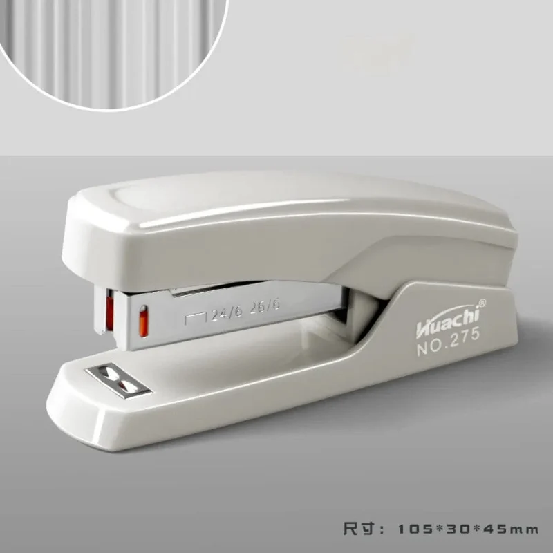 Handwerkzeuge Arbeitssparender Hefter Tragbare Heftwerkzeuge Hefter für den Schreibtisch Metallgrau/Schwarz Papierheftmaschine