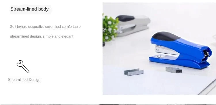 Mittlerer Hefter 1-Zoll-Nagelheber Hefter Heftklammernadel Desktop-Bürobedarf Dreifarbig