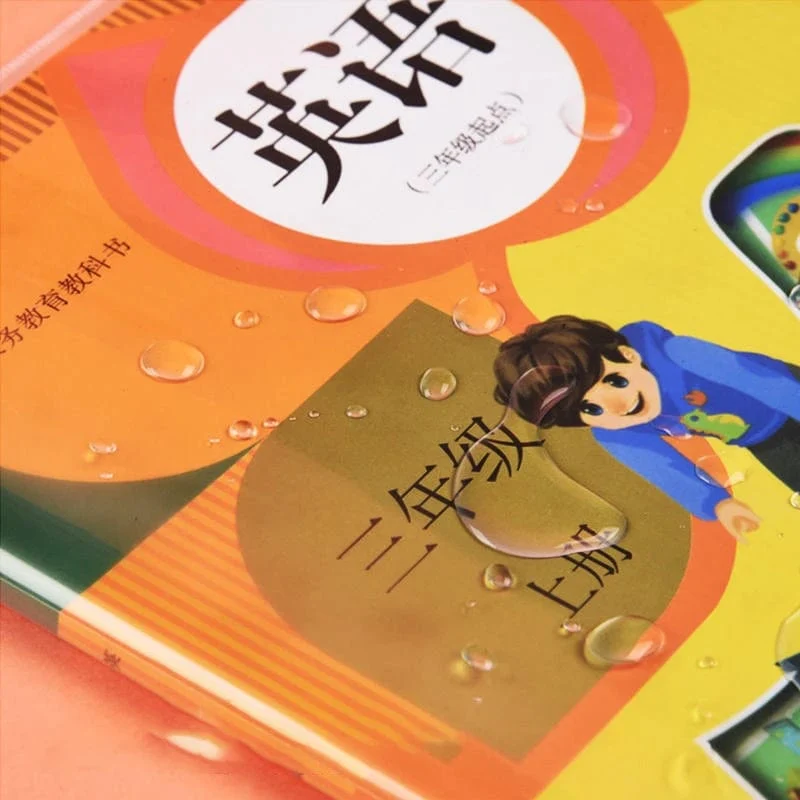 Transparente Buchhülle, Aktenbuch, wasserdichte Schutzhülle, A5, verstellbar, für Lehrbücher, Schreibwaren, Schulbürobedarf, 4 Stück