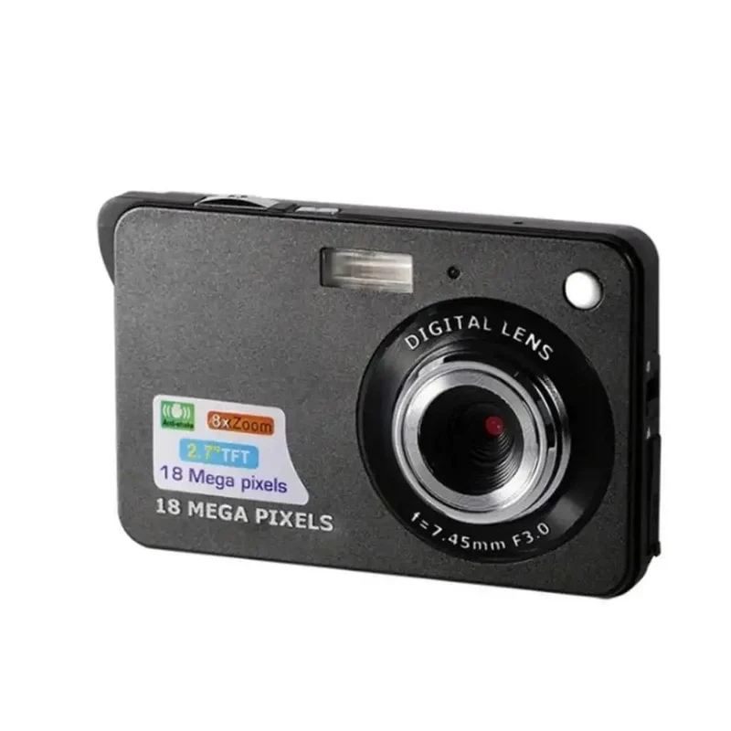 HD-Digitalkamera mit LCD-Bildschirm, Kinderkameras für den Außenbereich, Anti-Shake-Sofortbildkamera, wiederaufladbarer Fotografie-Camcorder