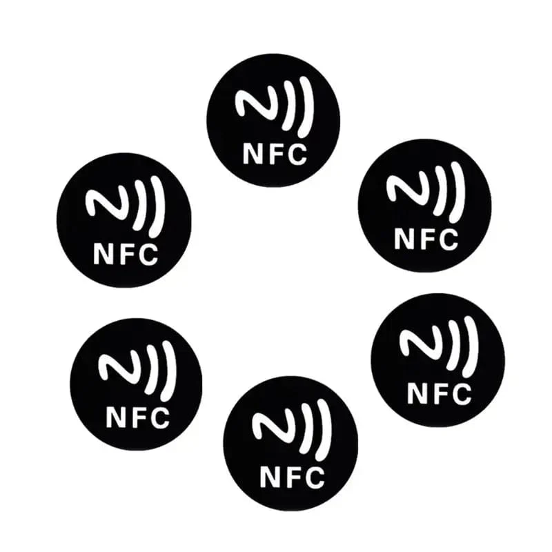 6PCS NFC Aufkleber Ntag213 Tags NTAG 213 Aufkleber Label Abzeichen nfc micro tag