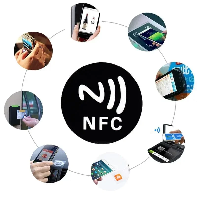 6PCS NFC Aufkleber Ntag213 Tags NTAG 213 Aufkleber Label Abzeichen nfc micro tag