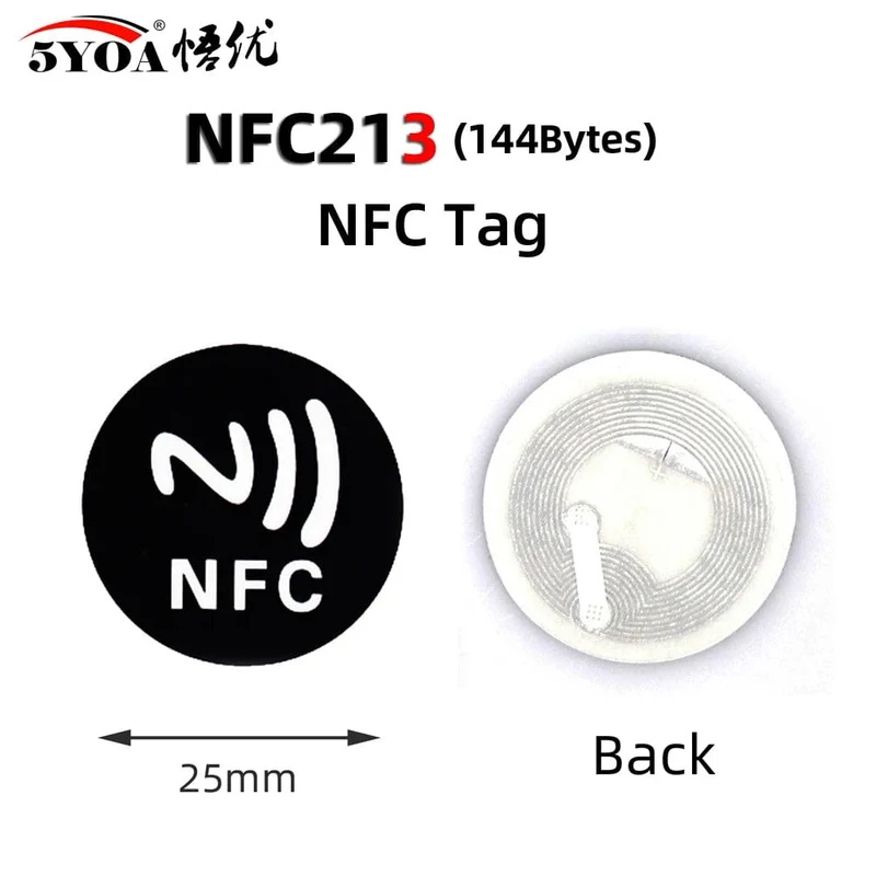 6PCS NFC Aufkleber Ntag213 Tags NTAG 213 Aufkleber Label Abzeichen nfc micro tag