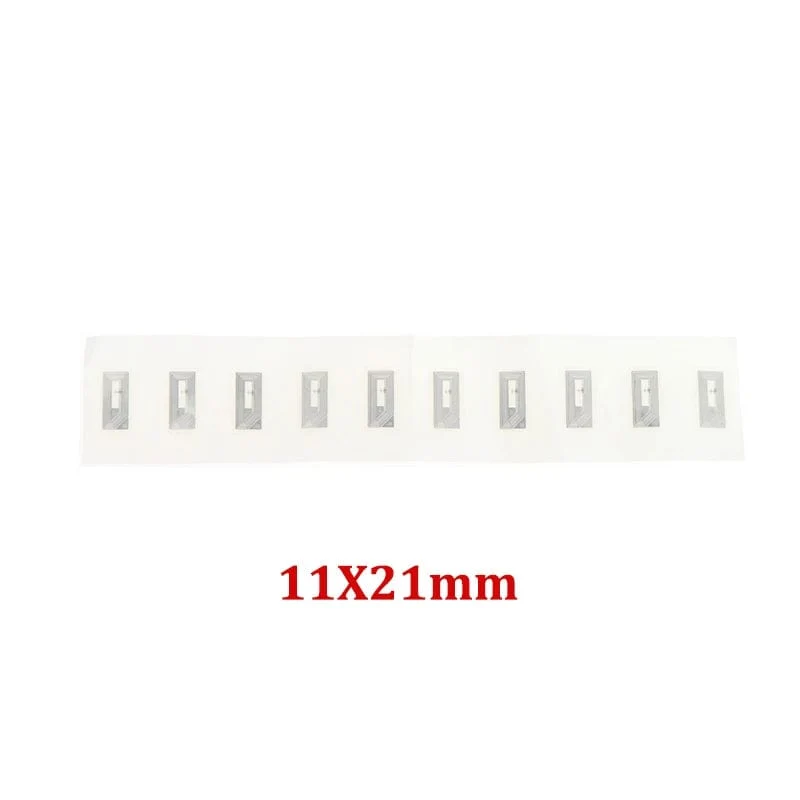 10 stücke NFC Aufkleber Ntag213 11 MHz 21x13.56mm NFC Label Tag 213 Anti-fälschung Elektronische