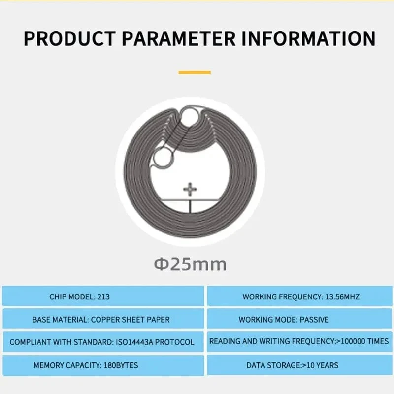 10PCS NFC Tag Nfc213 Label 213 Aufkleber Tags Abzeichen Label Aufkleber 13.56 mhz Für Huawei Teilen Ios13 Persönliche Automatisierung Verknüpfungen
