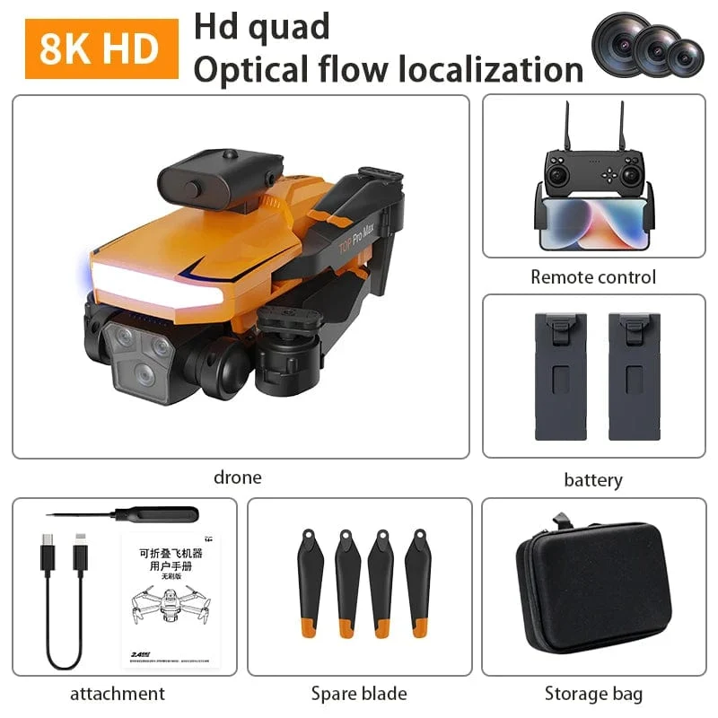 Xiaomi P18 Drohne 8K HD Dreifachkamera Professionelle Luftfotografie Optische Flusspositionierung Hindernisvermeidung RC Quadcopter