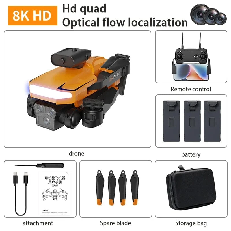 Xiaomi P18 Drohne 8K HD Dreifachkamera Professionelle Luftfotografie Optische Flusspositionierung Hindernisvermeidung RC Quadcopter