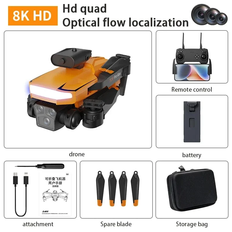 Xiaomi P18 Drohne 8K HD Dreifachkamera Professionelle Luftfotografie Optische Flusspositionierung Hindernisvermeidung RC Quadcopter