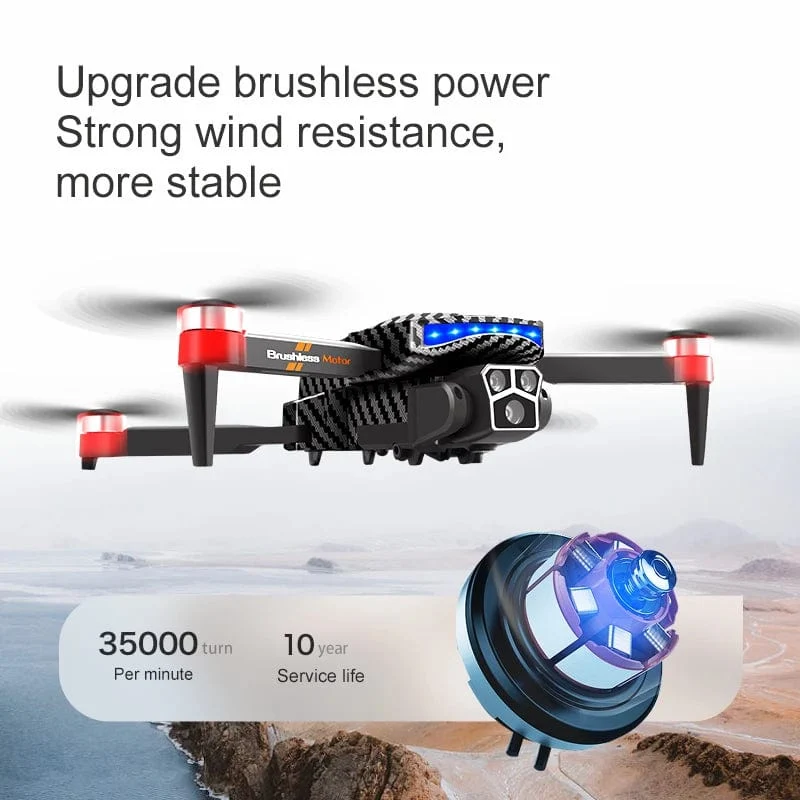 Xiaomi D9 Drohne 8K Professionelle Dreifachkamera Hindernisvermeidung Optischer Fluss Fernbedienung Ein-Tasten-Rückkehr Bürstenloser Motor 15000M