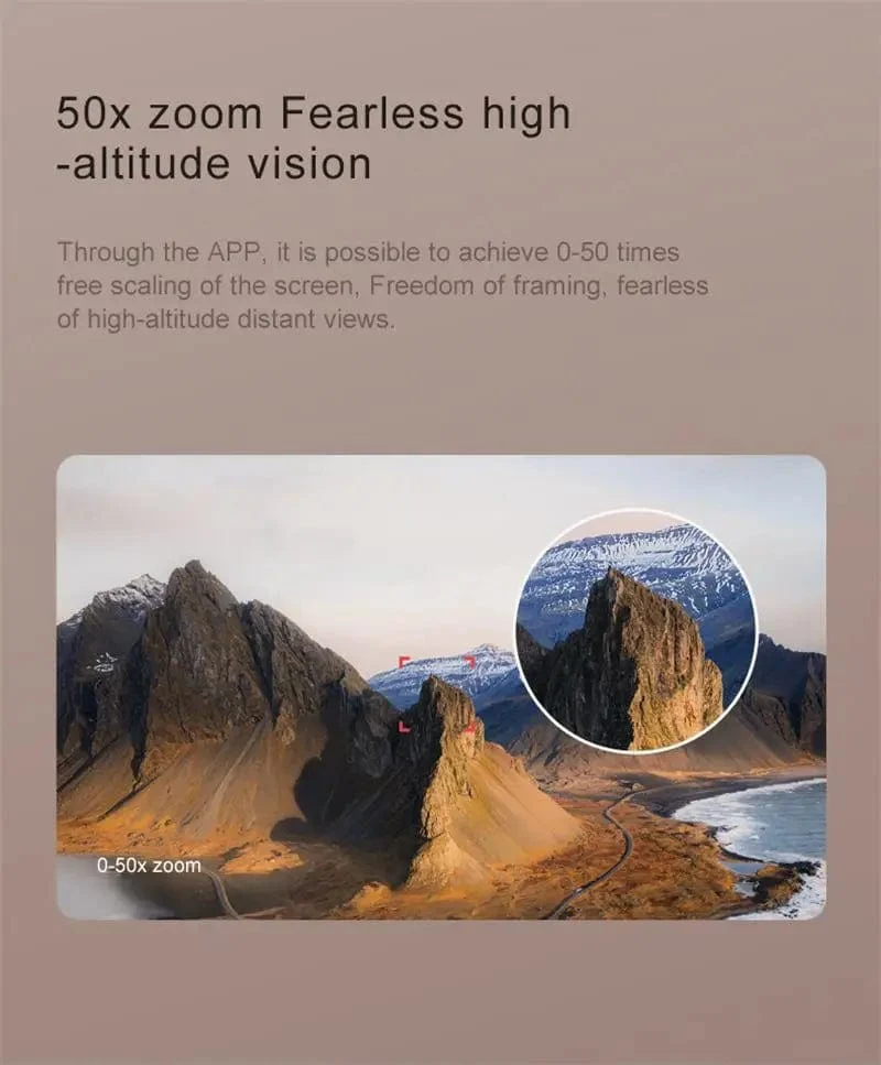 Xiaomi D9 Drohne 8K Professionelle Dreifachkamera Hindernisvermeidung Optischer Fluss Fernbedienung Ein-Tasten-Rückkehr Bürstenloser Motor 15000M