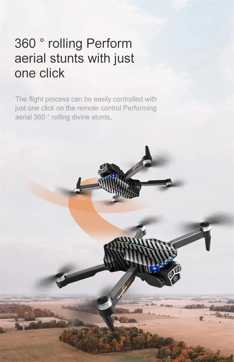 Xiaomi D9 Drohne 8K Professionelle Dreifachkamera Hindernisvermeidung Optischer Fluss Fernbedienung Ein-Tasten-Rückkehr Bürstenloser Motor 15000M
