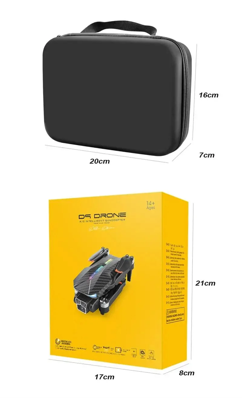 Xiaomi D9 Drohne 8K Professionelle Dreifachkamera Hindernisvermeidung Optischer Fluss Fernbedienung Ein-Tasten-Rückkehr Bürstenloser Motor 15000M