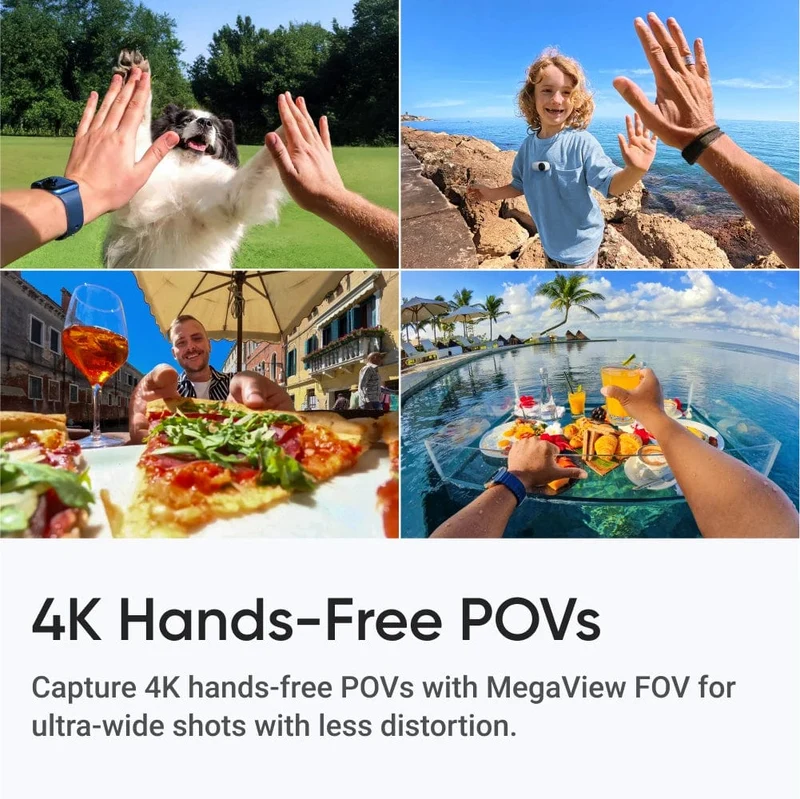 Insta360 GO 3S – Kleine 4K-Kamera, tragbar und vielseitig, freihändig, POV, überall montierbar, Stabilisierung