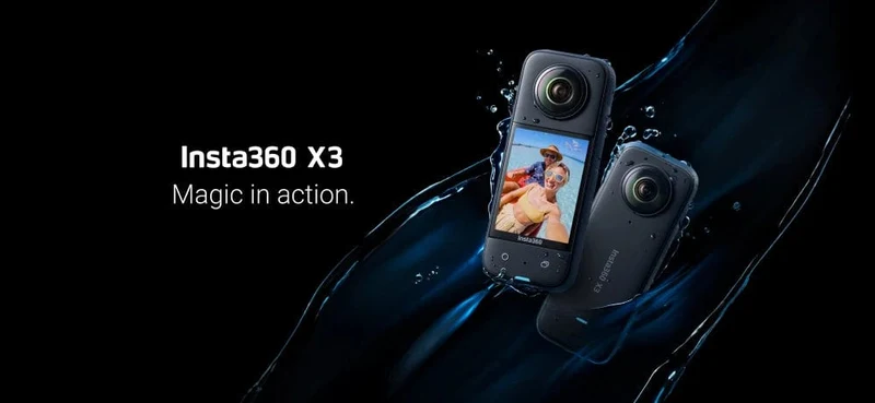 Insta360 X3 Action Kamera 5.7 K 360 4K/30 72MP Foto Live-Streaming 10m Wasserdicht Helm Video Aufnahme sport Insta 360 X3 Cam