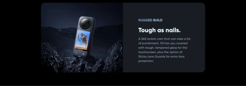 Insta360 X3 Action Kamera 5.7 K 360 4K/30 72MP Foto Live-Streaming 10m Wasserdicht Helm Video Aufnahme sport Insta 360 X3 Cam