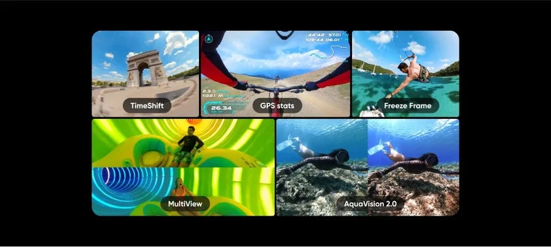 Insta360 X3 Action Kamera 5.7 K 360 4K/30 72MP Foto Live-Streaming 10m Wasserdicht Helm Video Aufnahme sport Insta 360 X3 Cam