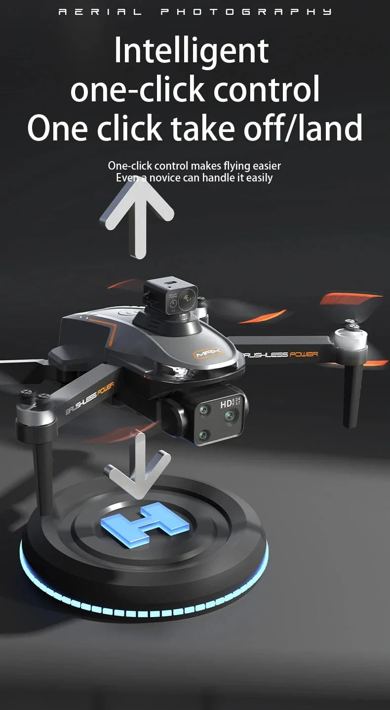 2024 Neue A22 RC-Drohne 8K Professionelle Doppelkamera-Luftaufnahme 360° Quadcopter RC Hindernisvermeidung Optischer Fluss Luftaufnahme 4K-Drohne