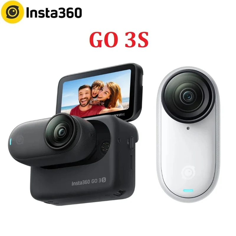 Insta360 GO 3S Mini-Actionkamera 4K 10 m wasserdichte kleine winzige Stabilisierungs-Sportkamera Insta 360 GO3 GO 3 für Vlog