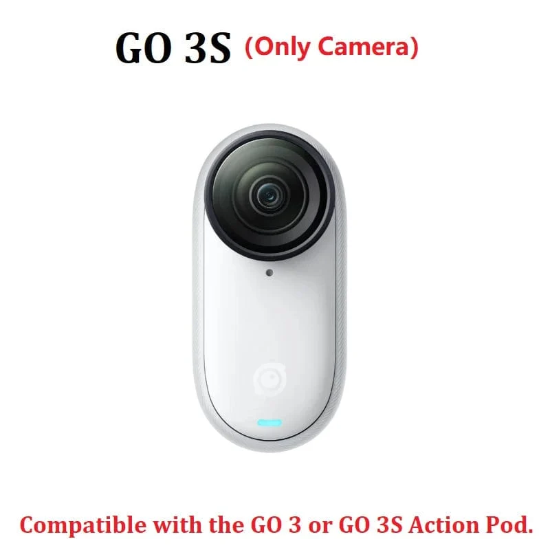 Insta360 GO 3S Mini-Actionkamera 4K 10 m wasserdichte kleine winzige Stabilisierungs-Sportkamera Insta 360 GO3 GO 3 für Vlog