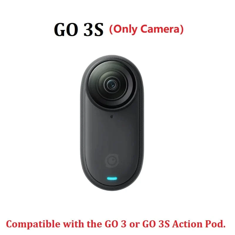 Insta360 GO 3S Mini-Actionkamera 4K 10 m wasserdichte kleine winzige Stabilisierungs-Sportkamera Insta 360 GO3 GO 3 für Vlog