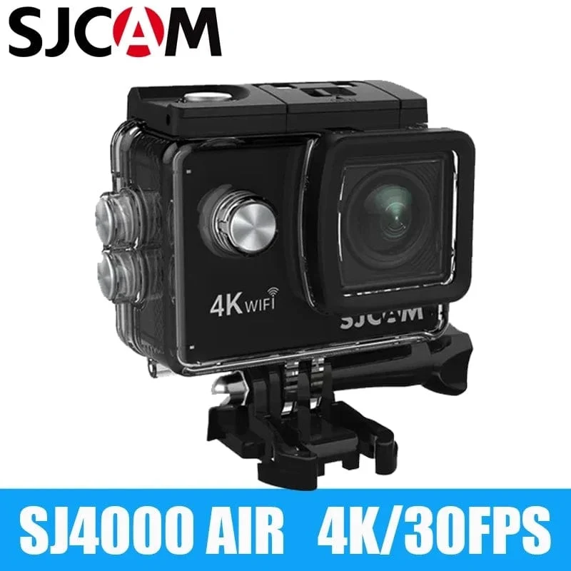 SJCAM Action Kamera SJ4000 AIR 4K 30PFS 1080P 4x Zoom WIFI Sport Video Action Kameras Motorrad Fahrradhelm Wasserdichte cam