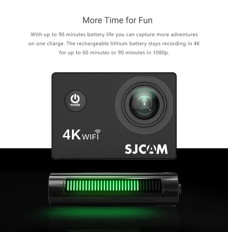 SJCAM Action Kamera SJ4000 AIR 4K 30PFS 1080P 4x Zoom WIFI Sport Video Action Kameras Motorrad Fahrradhelm Wasserdichte cam