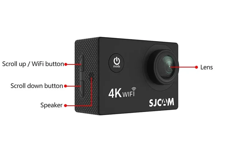 SJCAM Action Kamera SJ4000 AIR 4K 30PFS 1080P 4x Zoom WIFI Sport Video Action Kameras Motorrad Fahrradhelm Wasserdichte cam