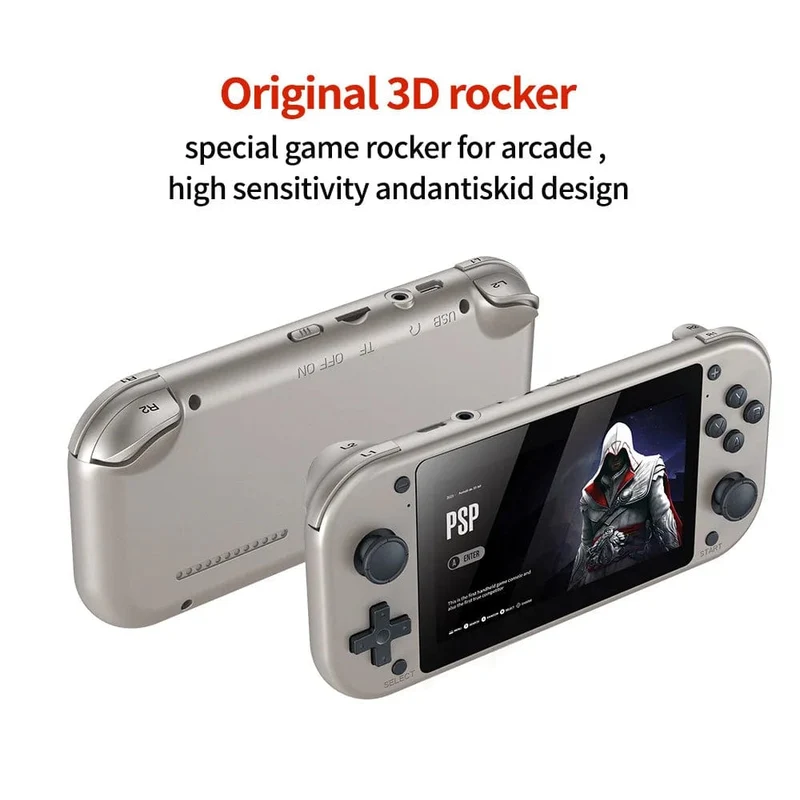 M17 Handheld-Videospielkonsole 64G 128G Open Source Linux-System 4.3-Zoll-Bildschirm Tragbarer Taschenvideoplayer Retro-Gaming-Conso