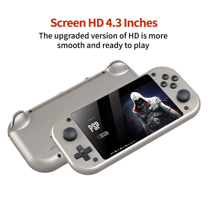 M17 Handheld-Videospielkonsole 64G 128G Open Source Linux-System 4.3-Zoll-Bildschirm Tragbarer Taschenvideoplayer Retro-Gaming-Conso