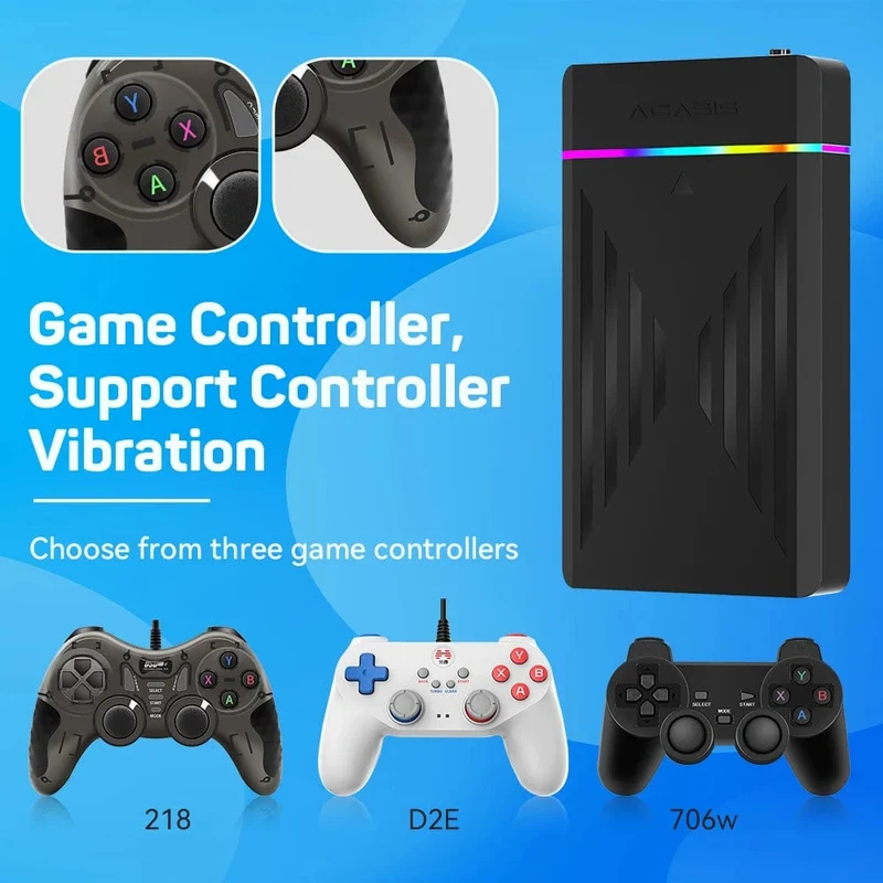 Tragbare Gaming-Festplatte mit 3 TB, LaunchBox/Retrobat/Playnite Retro-Spielekonsole mit über 17300 AAA-/3D-/Retro-Spielen für PS4/PS3/PS2/Switch/Wii
