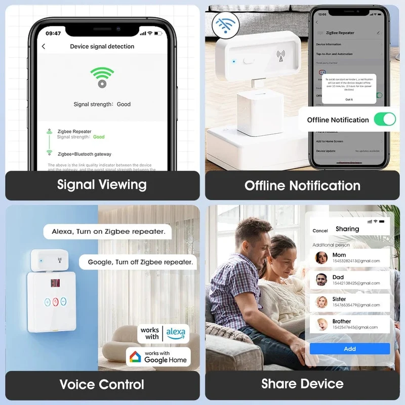 Tuya ZigBee Signal Repeater Typ C Verstärker Extender Smart Home Automation Geräte Funktioniert mit ZigBee Gateway Hub Smart Life APP