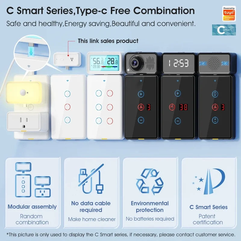 Tuya ZigBee Signal Repeater Typ C Verstärker Extender Smart Home Automation Geräte Funktioniert mit ZigBee Gateway Hub Smart Life APP