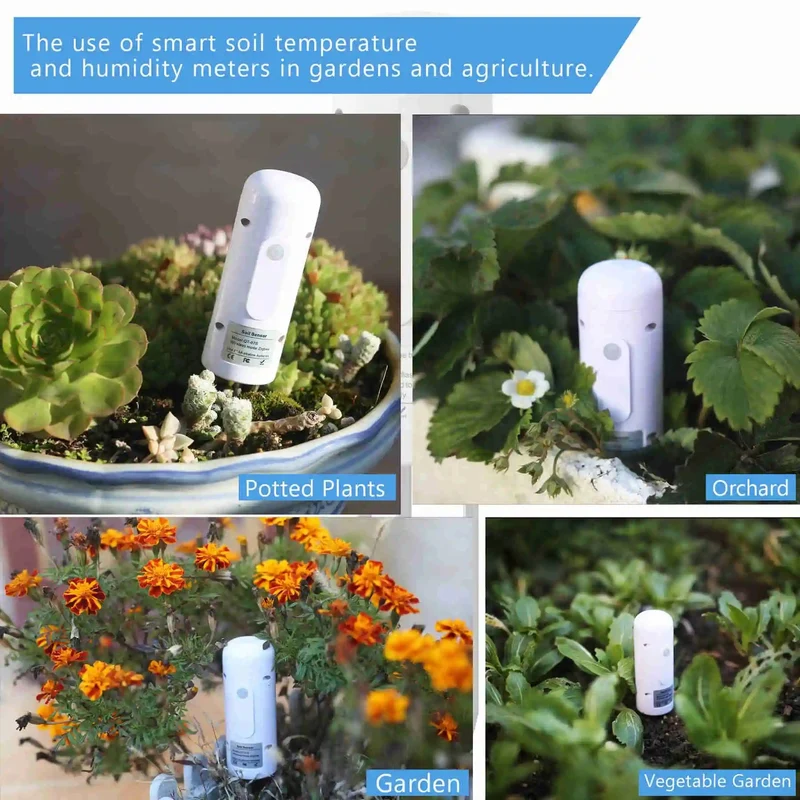 ZIGBEE Anlage Monitor Outdoor Boden Temperatur Meter Feuchtigkeit Feuchtigkeit Tester Sensor Garten Automatisierung Bewässerung TUYA Detektor