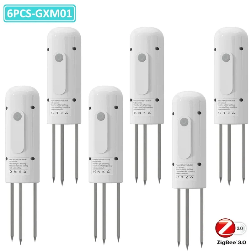 ZIGBEE Anlage Monitor Outdoor Boden Temperatur Meter Feuchtigkeit Feuchtigkeit Tester Sensor Garten Automatisierung Bewässerung TUYA Detektor