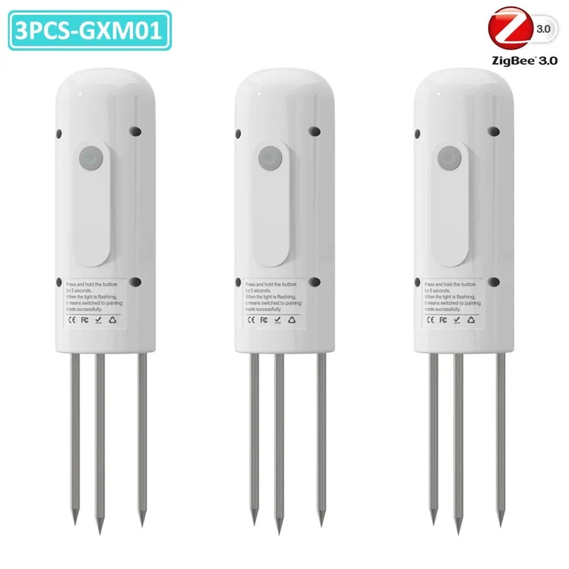 ZIGBEE Anlage Monitor Outdoor Boden Temperatur Meter Feuchtigkeit Feuchtigkeit Tester Sensor Garten Automatisierung Bewässerung TUYA Detektor