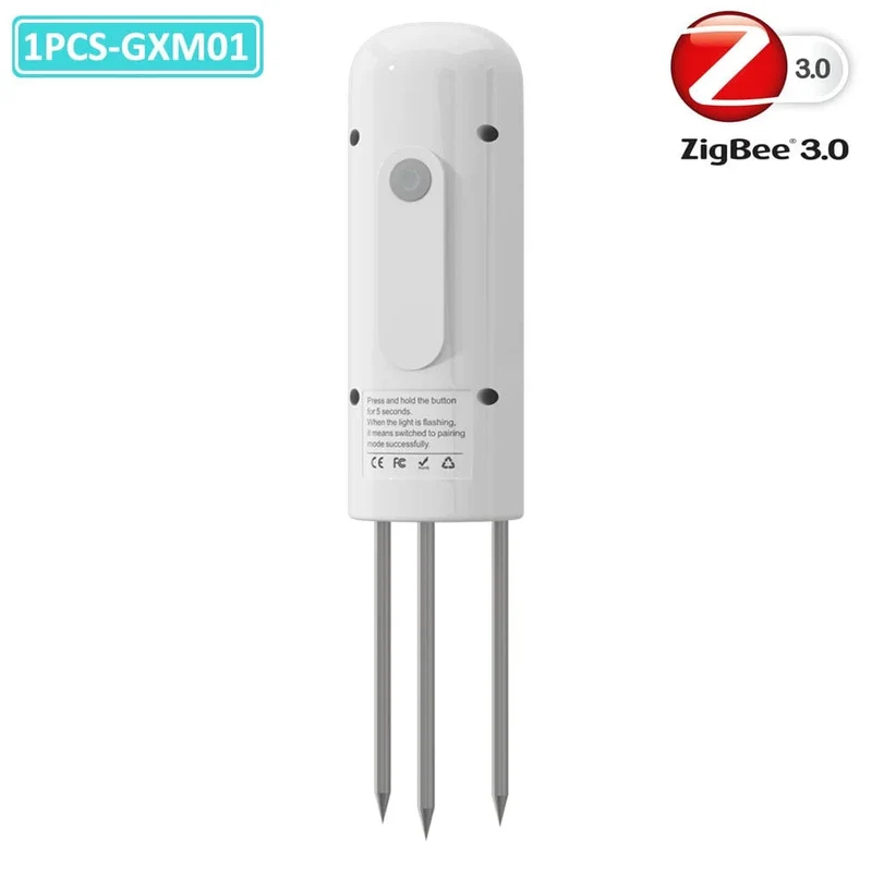 ZIGBEE Anlage Monitor Outdoor Boden Temperatur Meter Feuchtigkeit Feuchtigkeit Tester Sensor Garten Automatisierung Bewässerung TUYA Detektor