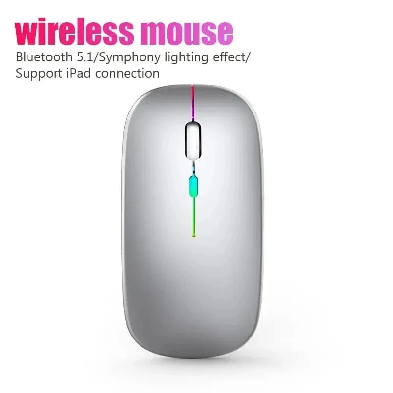 Xiaomi Bluetooth Dual-Modus Drahtlose Maus Wiederaufladbare Stille Beleuchtete Drahtlose Mäuse Für Laptop PC Ergonomische Gaming Maus