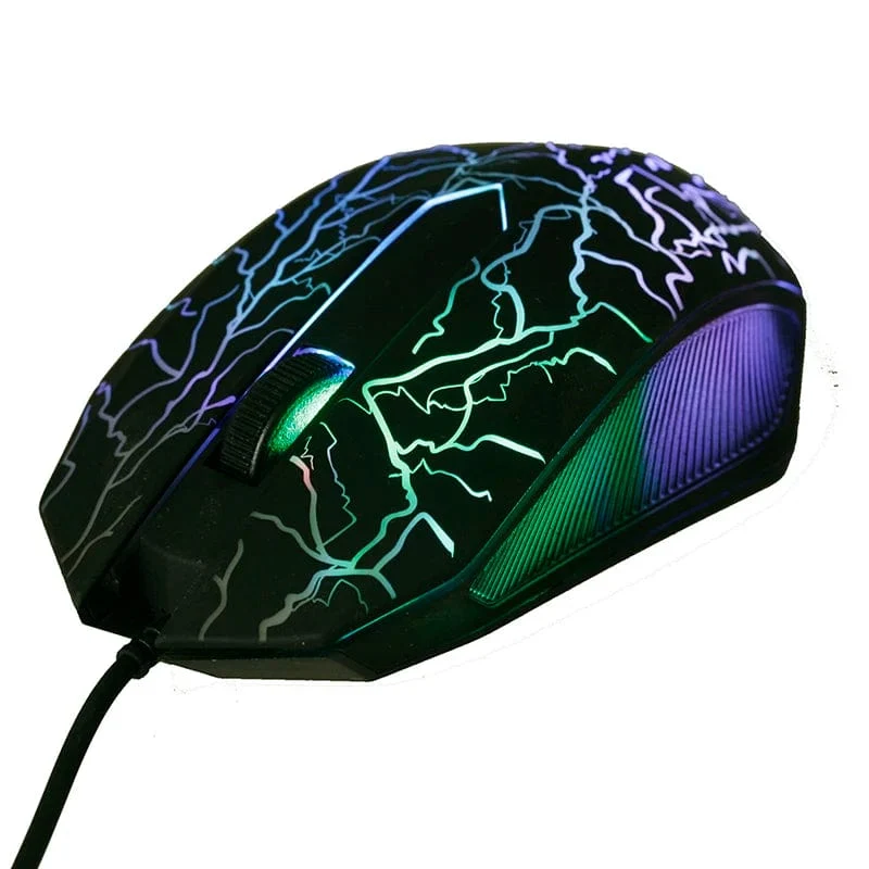 3200DPI Computermäuse Bunte LED Professionelle Gaming-Maus Ultrapräzise Für Dota2 LOL Gamer-Maus Ergonomische Kabelmaus mit USB