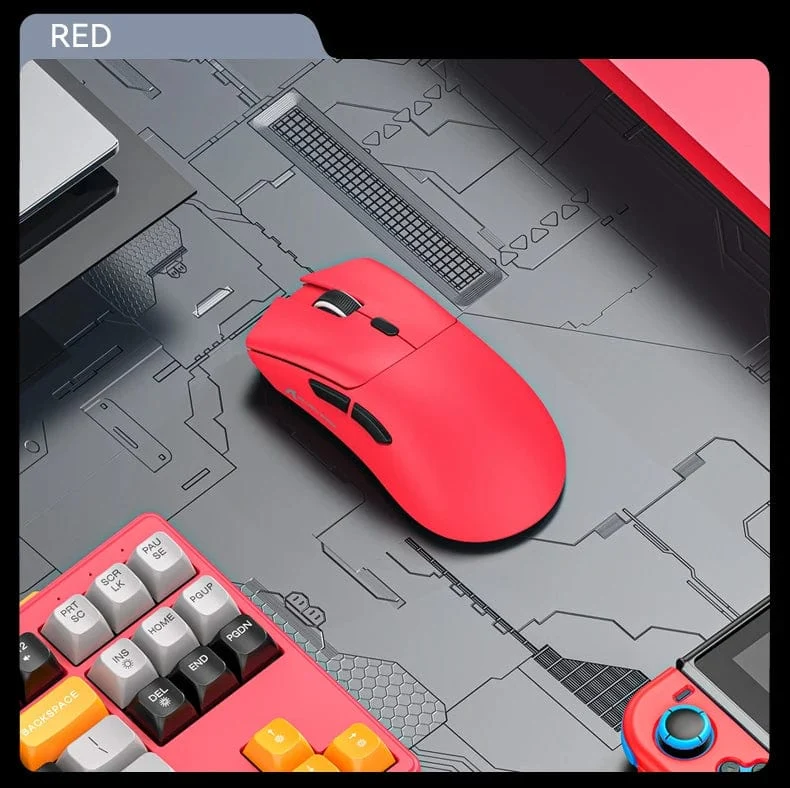 Attack Shark R1 1000Hz Bluetooth-Maus, 18000dpi, PAW3311, Tri-Mode-Verbindung, Makro-Gaming-Maus