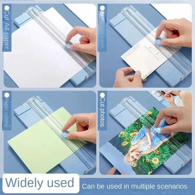 2024 Mode Beliebte Guillotine A4/A5 Papier Foto Trimmer Cutter Scrapbook Trimmer Leichte Schneidemaschine Bürobedarf