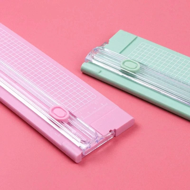 2024 Mode Beliebte Guillotine A4/A5 Papier Foto Trimmer Cutter Scrapbook Trimmer Leichte Schneidemaschine Bürobedarf