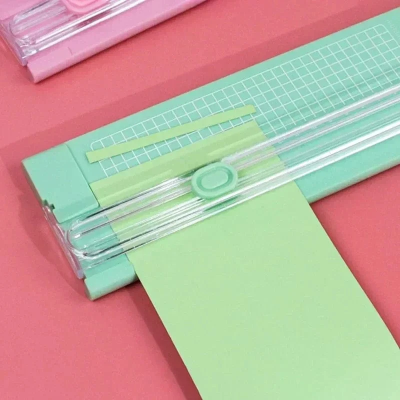 2024 Mode Beliebte Guillotine A4/A5 Papier Foto Trimmer Cutter Scrapbook Trimmer Leichte Schneidemaschine Bürobedarf