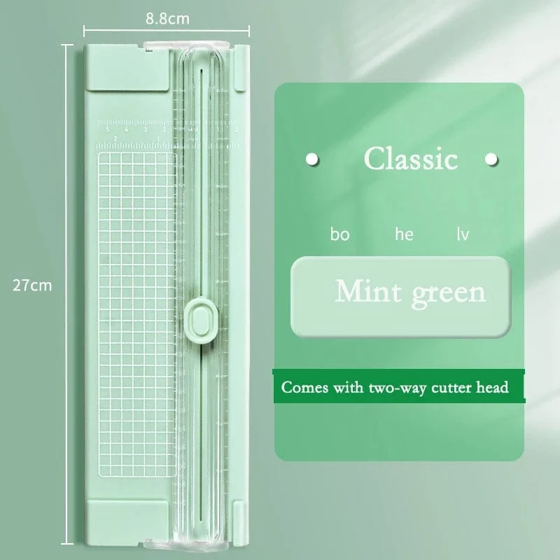 2024 Mode Beliebte Guillotine A4/A5 Papier Foto Trimmer Cutter Scrapbook Trimmer Leichte Schneidemaschine Bürobedarf